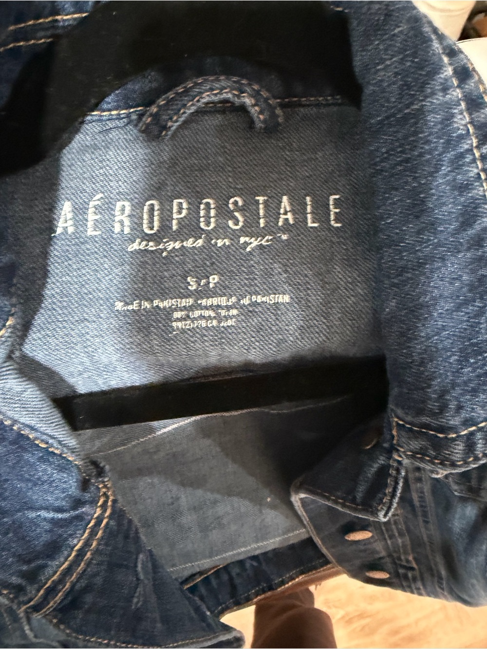 Aeropostale Dark Blue Denim Jacket - Picture 2 of 3